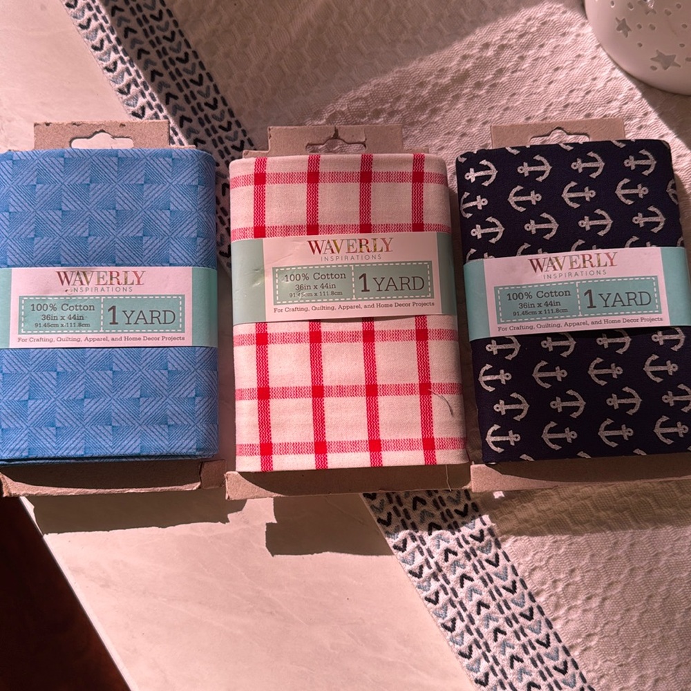 3 [100%cotton fabric cut